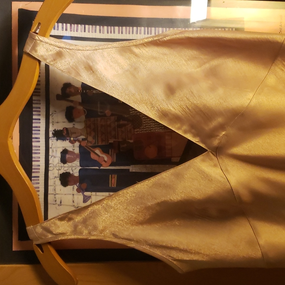 PRIVATE LUXURIES Gold Night Gown sz. Small